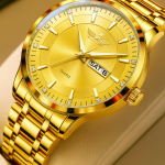 High-end fashion automatic double calendar business men's wrist watch waterproof luminous diamond watch